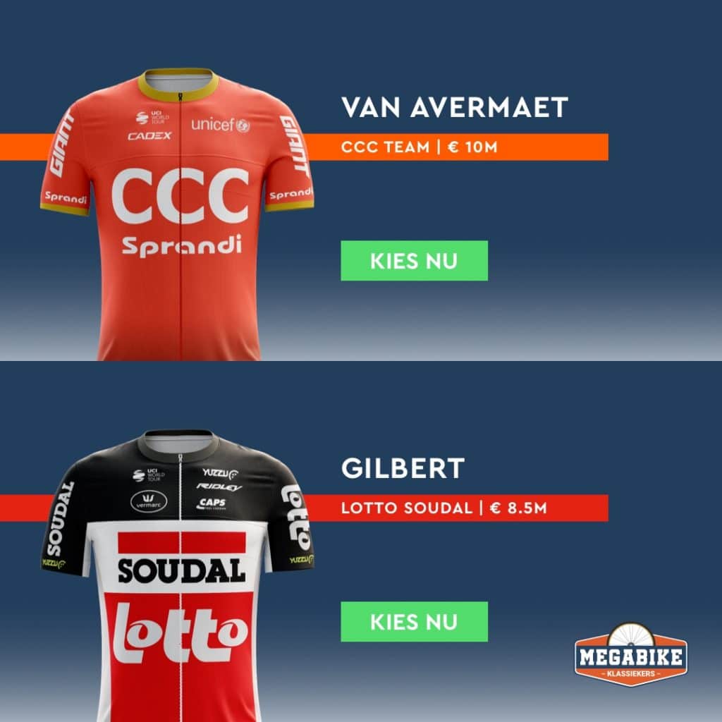 Megabike Klassiekers 2020 Facebook Ad Van Avermaet or Gilbert Megabike Klassiekers 2020 Facebook Ad Van Avermaet or Gilbert