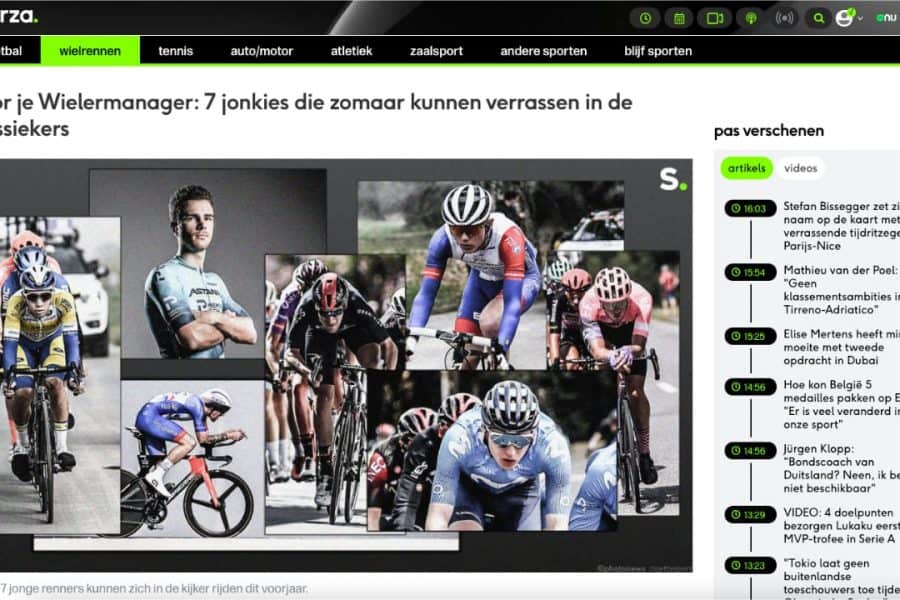 Fantasy Sports content for Cycling